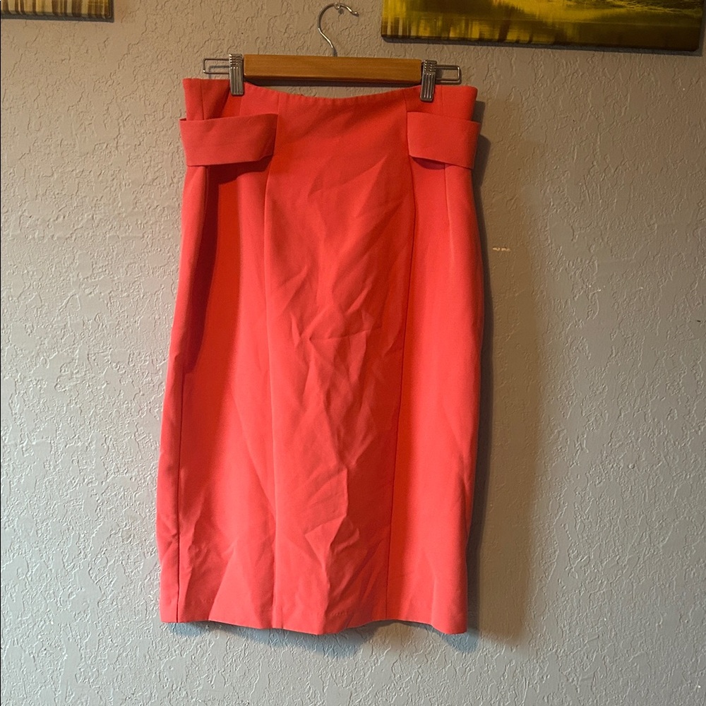 Eva Mendes for New York & Company Vibrant Pink Pencil Skirt